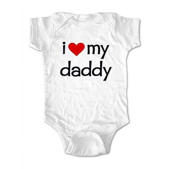 I Love my Daddy - wallsparks cute & funny Brand - baby one piece bodysuit - Great baby shower gift!