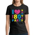 thumbnail image 1 of I Love the 80's Party Shirt for Women - S M L XL 2XL 3XL Retro Costume 80s Graphic Tee - T-Shirt 80s Party Tee Gift, 1 of 2