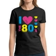 thumbnail image 1 of I Love the 80's Shirt for Women - S M L XL 2XL 3XL Retro Costume 80s Graphic Tee - T-Shirt 80s Party Tee Gift, 1 of 2