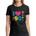 thumbnail image 1 of I Love the 90's Shirt for Women - S M L XL 2XL 3XL Retro Costume 90s Graphic Tee - T-Shirt 90s Party Tee Gift, 1 of 2