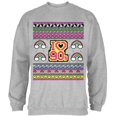 thumbnail image 1 of I Love the 90s Retro Nostalgia Ugly Christmas Sweater Mens Sweatshirt Heather LG, 1 of 1