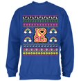 thumbnail image 1 of I Love the 90s Retro Nostalgia Ugly Christmas Sweater Mens Sweatshirt Royal SM, 1 of 1