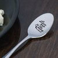 I Love you to the Moon and Back Engraved stainless steel Spoon