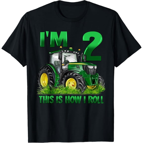 I'M 2 Years Old 2Nd Birthday Girl Farm Tractor Farmer Unisex T-Shirt S-5Xl - Best Birthday Gifts