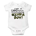 thumbnail image 1 of I'M A Camo Loving Kinda Boy Best Shower Gift Cute Funny Message Baby Bodysuit Cute Baby Onesie, BABY BODYSUIT LAT 4424, 1 of 3
