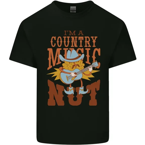 I'M A Country Music Nut Guitar Mens Womens T-Shirt