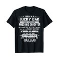 thumbnail image 1 of I'M A Lucky Dad I Have A Awesome Daughter She'S Stubborn T-Shirt, 1 of 6