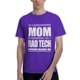 thumbnail image 1 of I'M A Mom And A Rad Tech Nothing Scares Me T-Shirt-Mother'S Day Gift Men'S Basic Short Sleeve T-Shirt Purple 6x-Large, 1 of 5