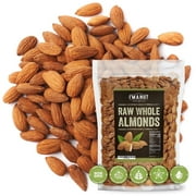 Raw Whole California Almonds-32 oz-No PPO Non GMO Protein Boost-Vegan and Kosher I'M A NUT