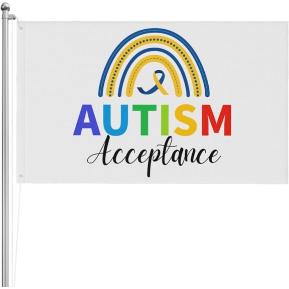 I'M A Pround Autism Uncle 3x5 Ft Flags Double-Sided Flags High Definition Printing Weather Resistant Sports Festivals