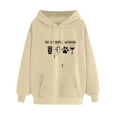 thumbnail image 1 of I'M A Simple Woman Hoodies Funny Coffee Flip Flops Dog Wine Graphic Vacation Sweatshirt Women Casual Pullover Tops, 1 of 2