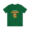 thumbnail image 1 of I'M Feeling Lucky St Patrick's Day Irish Unisex Jersey Short Sleeve Tee, 1 of 8
