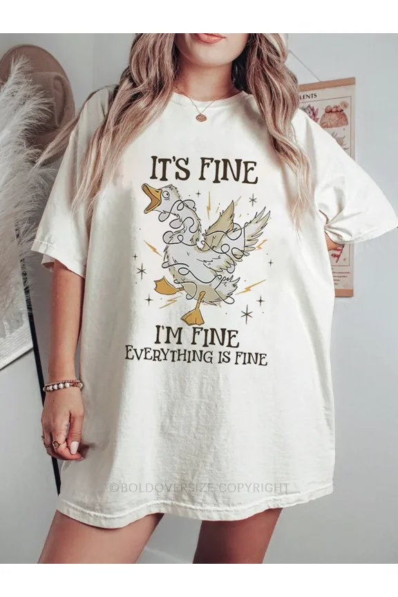 I'M Fine Everything Tee