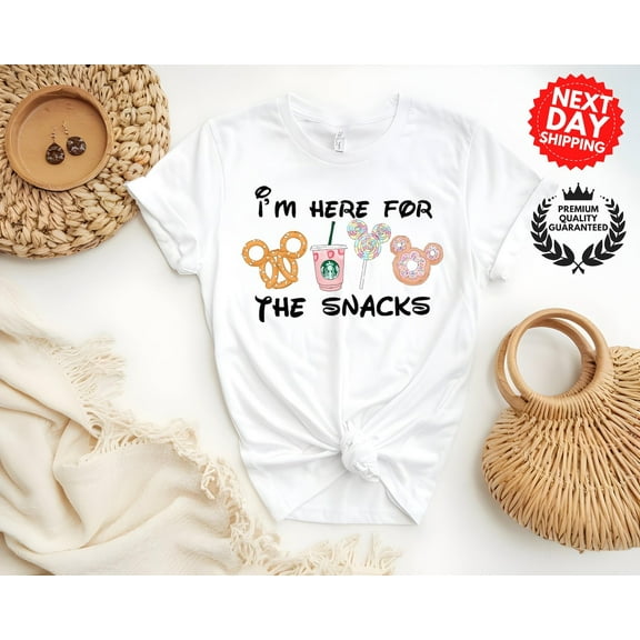 I'M Here For The Snacks, Disney Shirt, Disney Trip Shirts , I'M Here For The Snacks Shirt, Disney Epcot Shirt, Epcot Around The World Tee