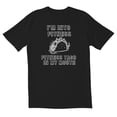 thumbnail image 1 of I'M Into Fitness Ftiness Taco In My Mouth Novelty Sarcastic Funny Men's T Shirts, 1 of 5