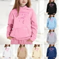 thumbnail image 1 of I'M LITERALLY JUST A GIRL Teen Hooded Sweatshirt Tops, Long Sleeve Letter Pattern Printed Hoodie Pullover Tunic With Pockets Casual - Beige,2-3 Years, 1 of 5