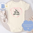 thumbnail image 1 of I'M Literally Just A Girl Onesie, Cute Baby Girl Bodysuit, Pink Bow Design Cute Baby Onesie, BABY BODYSUIT LAT 4424, 1 of 3