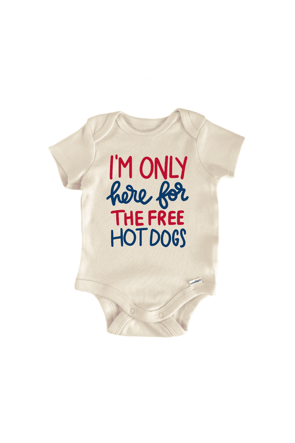 I'M Only Here Free Hot Newborn Baby Bodysuit