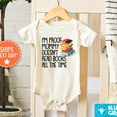 thumbnail image 1 of I'M Proof Mommy Doesn'T Always Read Books Onesie, Funny Reading Bodysuit, I'M Proof Onesie Cute Baby Onesie, BABY BODYSUIT LAT 4424, 1 of 3