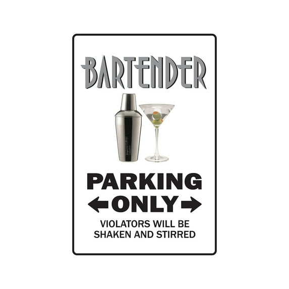 I'M THE BARTENDER Warning Decal bar Decals night club lounge beer