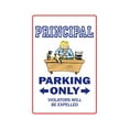 thumbnail image 1 of I'M THE PRINCIPAL Warning Decal high middle elementary school boss, 1 of 4