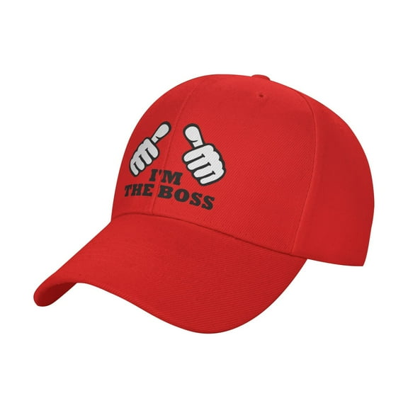 I'M The Boss Sandwich Cap Unisex Adjustable Adult Baseball Caps Casquette Hats Flat Cap