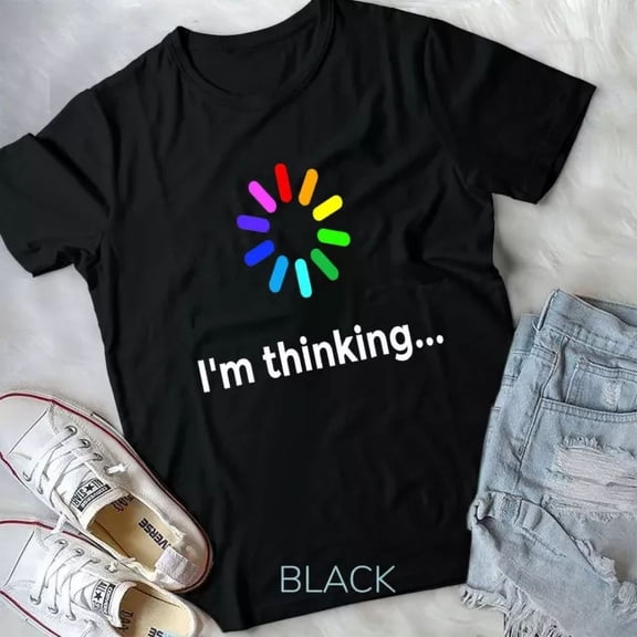 I'M Thinking... Geek Nerd Computer Programmer Techie Shirt Unisex T-Shirt Unisex S-5XL Hot Trending Shirt, Vintage Birthday Gift