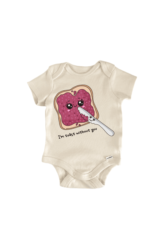 I'M Toast Best Friends Newborn Baby Bodysuit