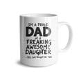 thumbnail image 1 of I'M a Proud Dad Of a Freaking Coffee Mugs 15 OZ Sublimation Mugs,Double-sided Printing Ceramic Cups Ceramic Mugs for Coffee,Tea,Hot Cocoa, 1 of 4