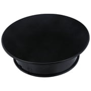 I-MART Black Velvet Top Rotating Display Stand, Spinning Display Stand, Rotating Display for Jewelry Model Hobby Collectible Product and Other Small Stuff