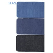I-MART Denim Iron-On Patches 12 Pieces