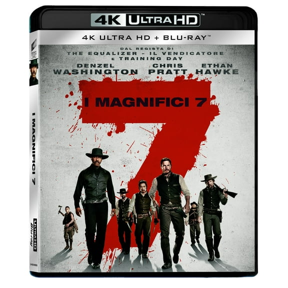 I Magnifici 7 (4K Ultra-HD + Blu-Ray) (4K Ultra HD) Denzel Washington Chris Pratt Ethan Hawke