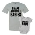 thumbnail image 1 of I Make Adorable Babies and Adorable Baby Matching Father Son Shirts, 1 of 4