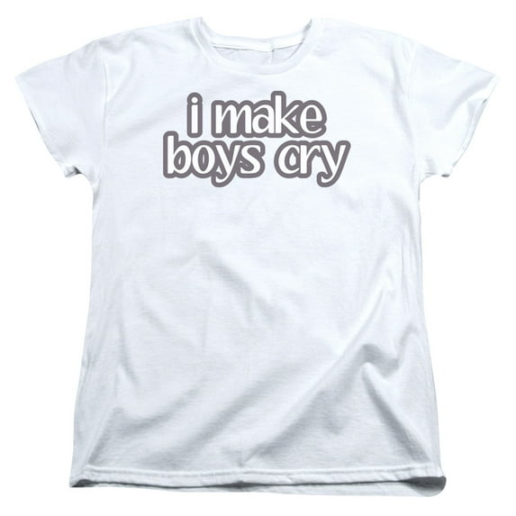 - I Make Boys Cry - Women's Short Sleeve Shirt - Large