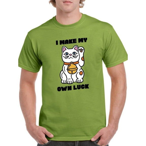 I Make My Own Luck T-Shirt Men -Smartprints Designs, Male 3X-Large