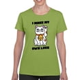 thumbnail image 1 of I Make My Own Luck T-Shirt Women -Smartprints Designs, Female Large, 1 of 4