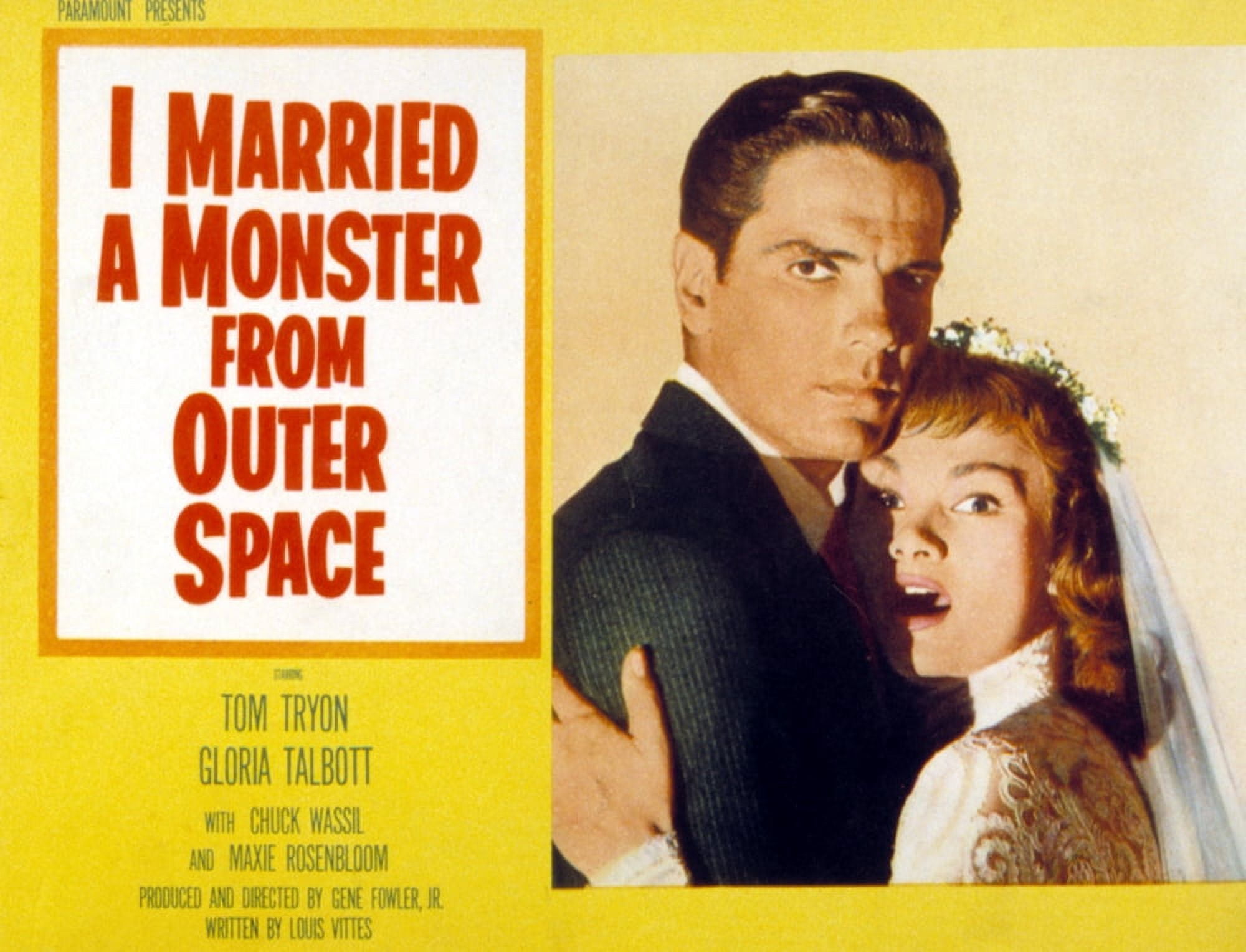 I Married A Monster From Outer Space Canvas Art -  (28 x 22)