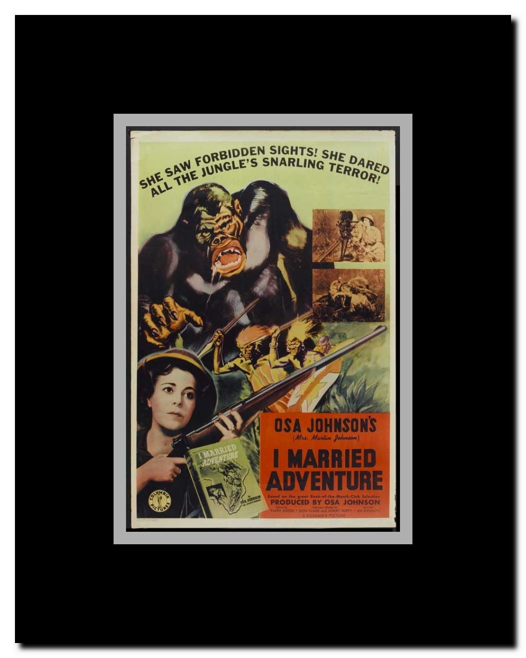 I Married Adventure Framed Movie Poster