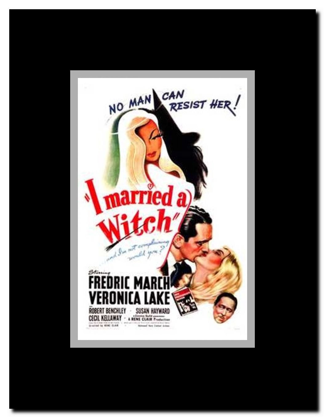 I Married a Witch Framed Movie Poster