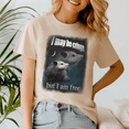 thumbnail image 1 of I May Be Cringe But I Am Free Possum, Cat Meme Shirt, Meme Tee, Trending Tshirt, Funny Friend Gift, Quote Cute, 1 of 5