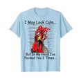 thumbnail image 1 of I May Look Calm But In My Head Ive Pecked You 3 Times T-Shirt Cute Chicken Funny Shirts, 1 of 4