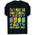 thumbnail image 1 of I May Be Non Verbal But Autism Ensure Maximum Comfort Year-Round With Our Soft Cotton Short Sleeve T-Shirt For Boys And Girls For All EventsPerfect For Christmas, New Year, Easter, 1 of 5