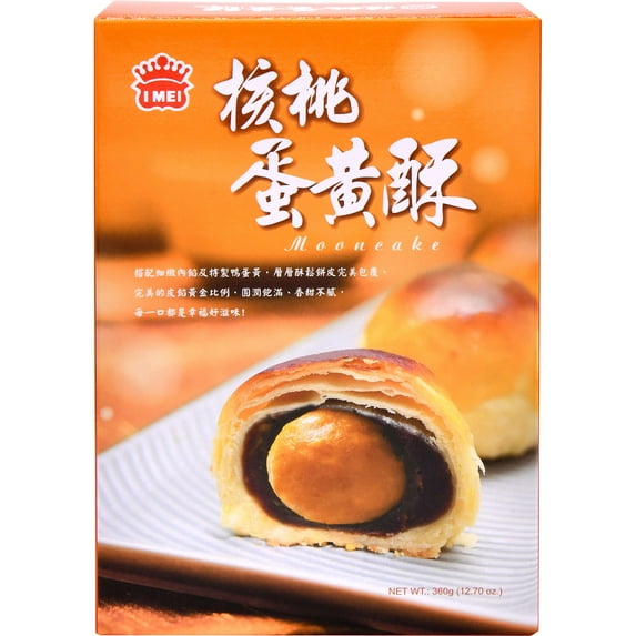 I Mei Gift Moon Cake Egg Yolk 6PC Walnut