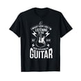 thumbnail image 1 of I Might Look Like I'm Listening to You Guitar Player Black T-Shirt, 1 of 5