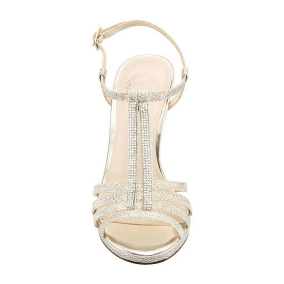 I. Miller Womens Roizy Heeled Sandals Platino Color Party Wedding Wear Msrp $80 (US 9.5)