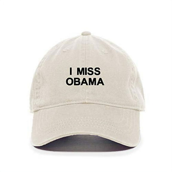 I Miss Obama Baseball Cap Embroidered Cotton Adjustable Dad Hat
