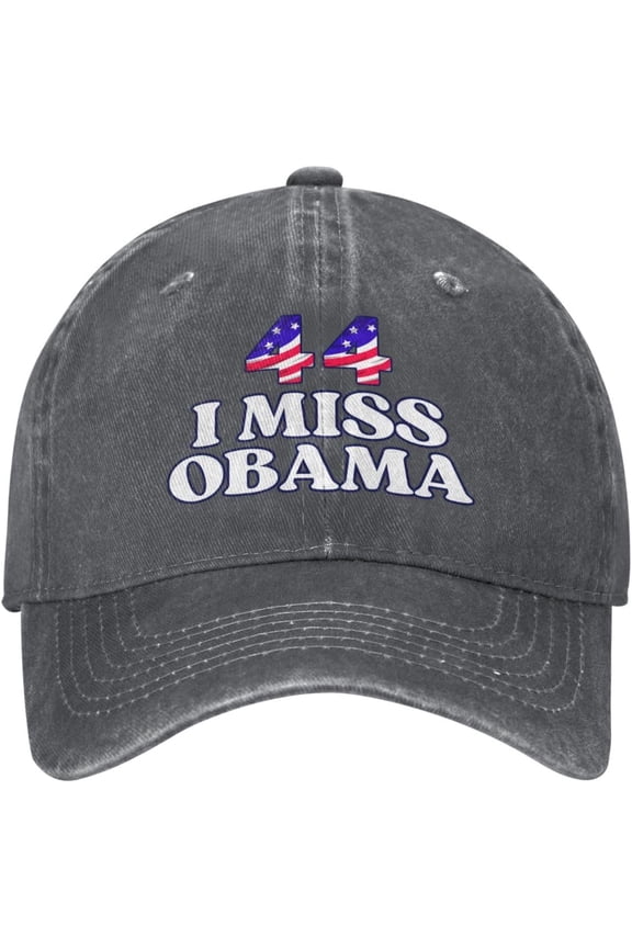 I Miss Obama Hat I Miss 44 President Trucker Hats Dad Baseball Cap Unisex
