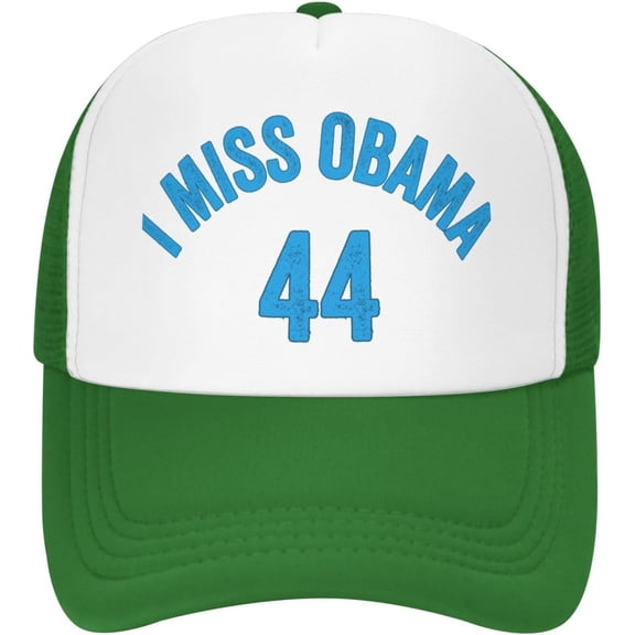 I Miss Obama Mesh Hat 44 President Trucker Baseball Cap