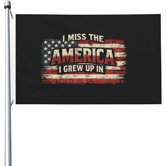 I Miss The America I Grew Up in Flag for Room Guys Double Sided Cool Flags for Outside 3x5 Ft, I Miss The America I