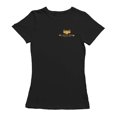 thumbnail image 1 of I Miss You Angel Graphic Women Black T-Shirt, Female Small, 1 of 2